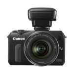 EOS M BLACK FRT w EF-M 18-55mm IS STM w GP-E2 EOS M BLACK FRT w EF-M 18-55mm IS STM w GP-E2