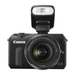 EOS M BLACK FRT w EF-M 18-55mm IS STM w SPEEDLITE 90EX EOS M BLACK FRT w EF-M 18-55mm IS STM w SPEEDLITE 90EX