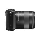 EOS M BLACK SIDE RIGHT w EF-M 18-55mm IS STM EOS M BLACK SIDE RIGHT w EF-M 18-55mm IS STM