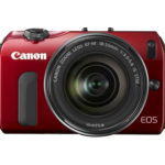 EOS M RED FRT w EF-M 18-55mm IS STM EOS M RED FRT w EF-M 18-55mm IS STM