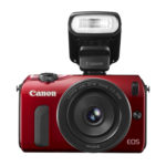 EOS M RED FRT w EF-M 22mm STM w SPEEDLITE 90EX EOS M RED FRT w EF-M 22mm STM w SPEEDLITE 90EX