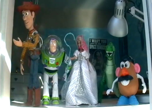 Toy Story recrée Avec des jouets Toy Story
