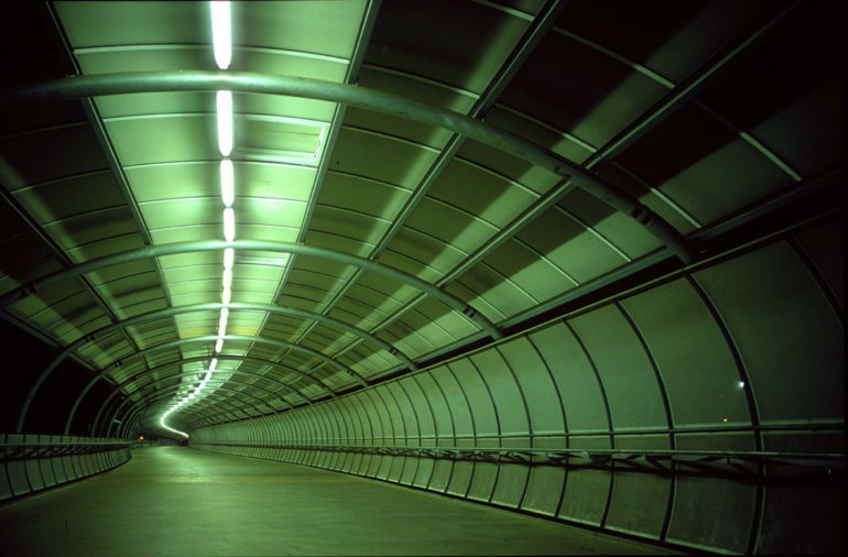 Empty Green Tunnel by grae-hall