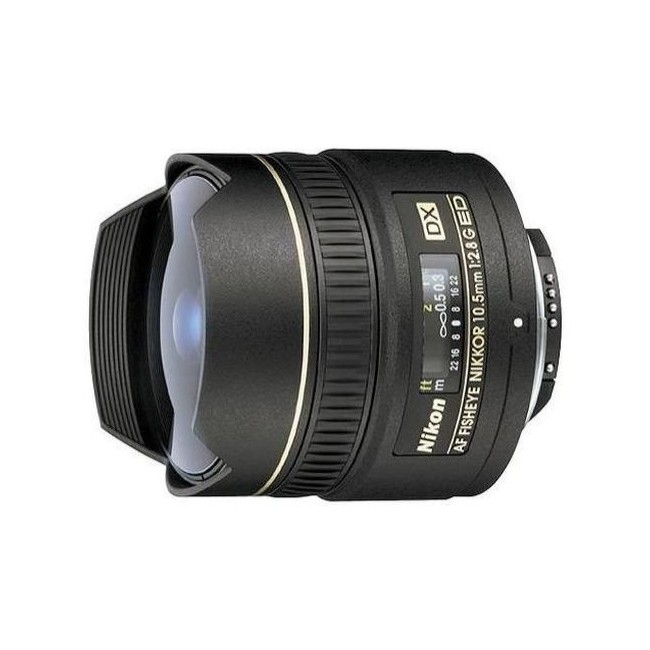 Nikon Obiettivo Fisheye 10.5mm F/2.8G ED DX Per Reflex, Ricondizionato Certificato Amazon Renewed