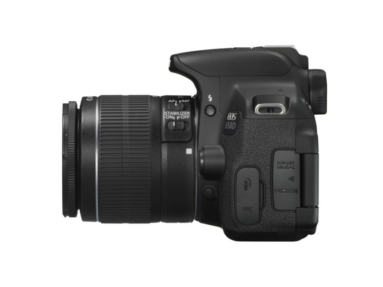 EOS 650D SIDE RIGHT w EF-S 18-55mm
