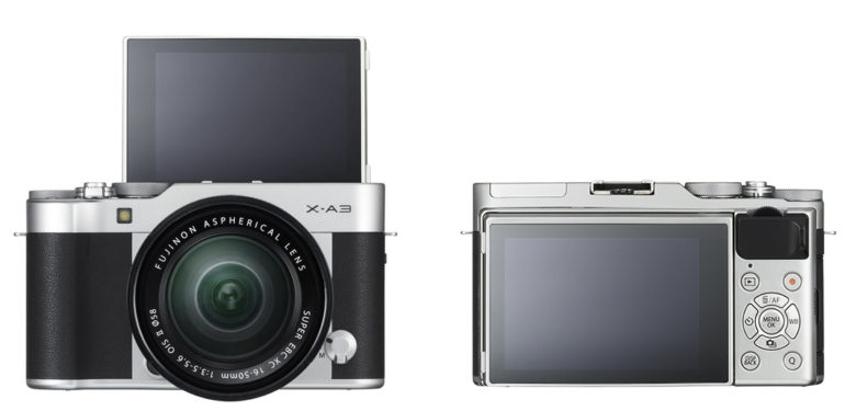 Fujifilm X-A3 écran LCD 180°