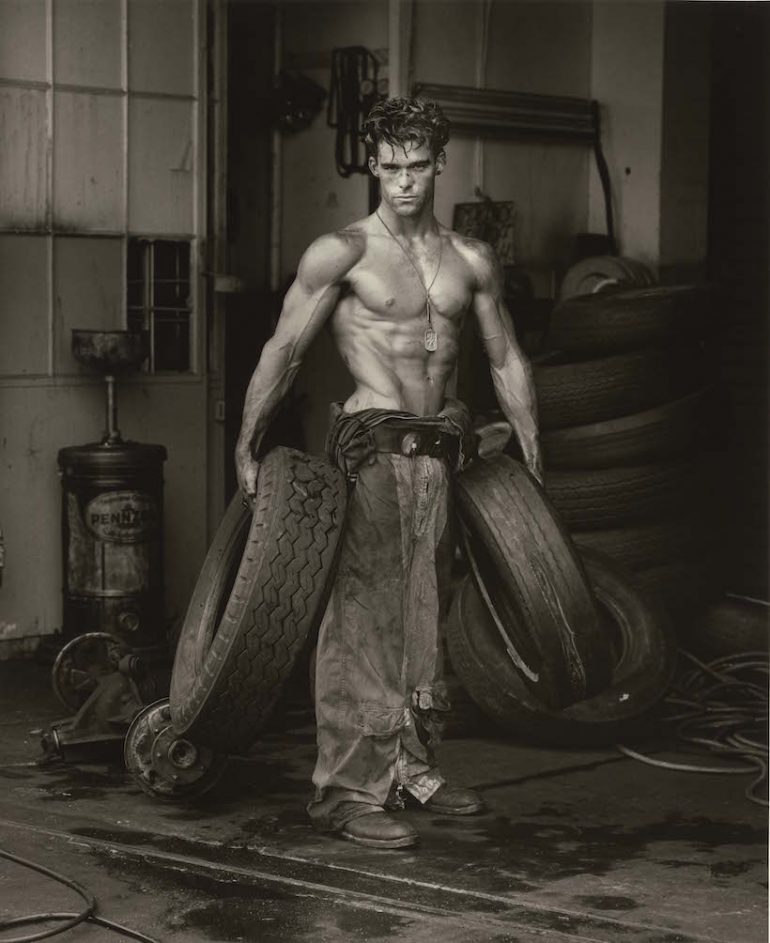 Fred with Tires, Hollywood (Body Shop series), 1984
