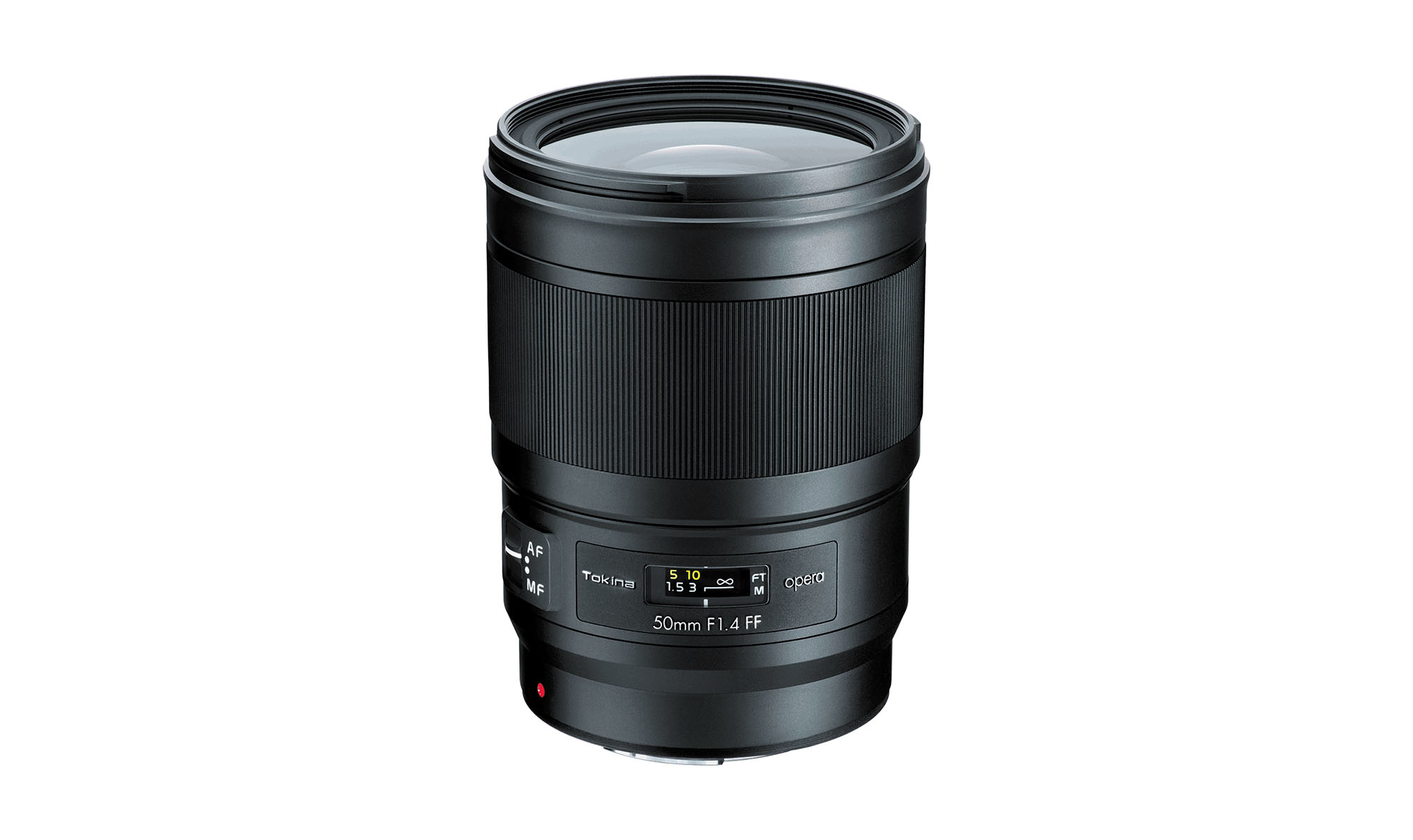 Objectif opera 50 mm f/1,4 : Tokina monte en gamme