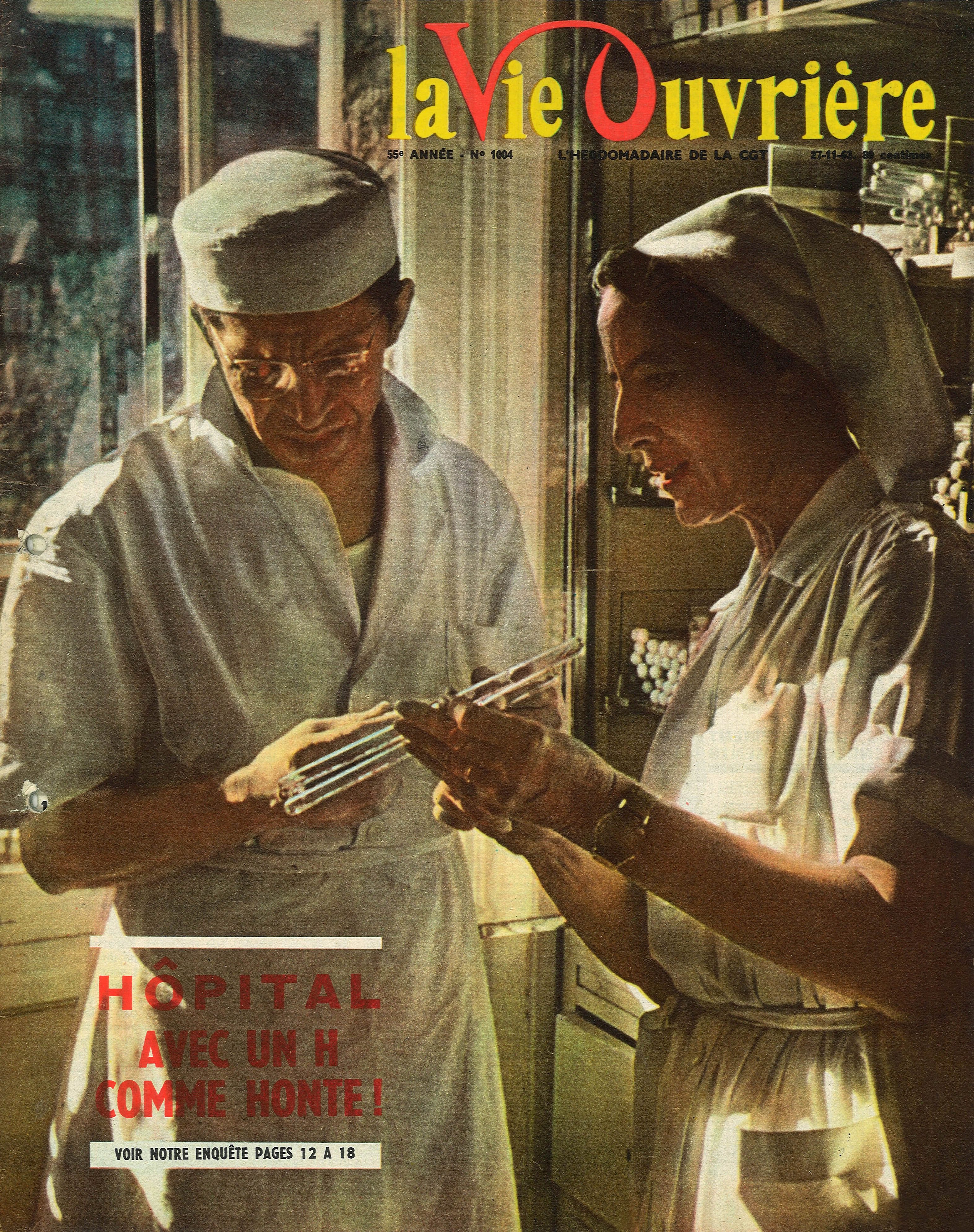 Le magazine La vie ouvrière