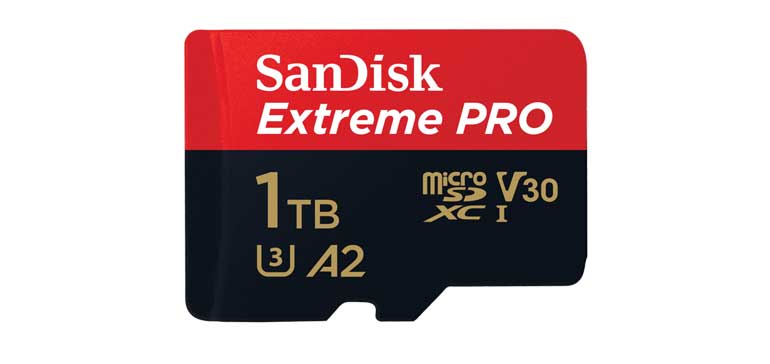Carte microSD UHS-I 1 To Sandisk Extreme : un nouveau record