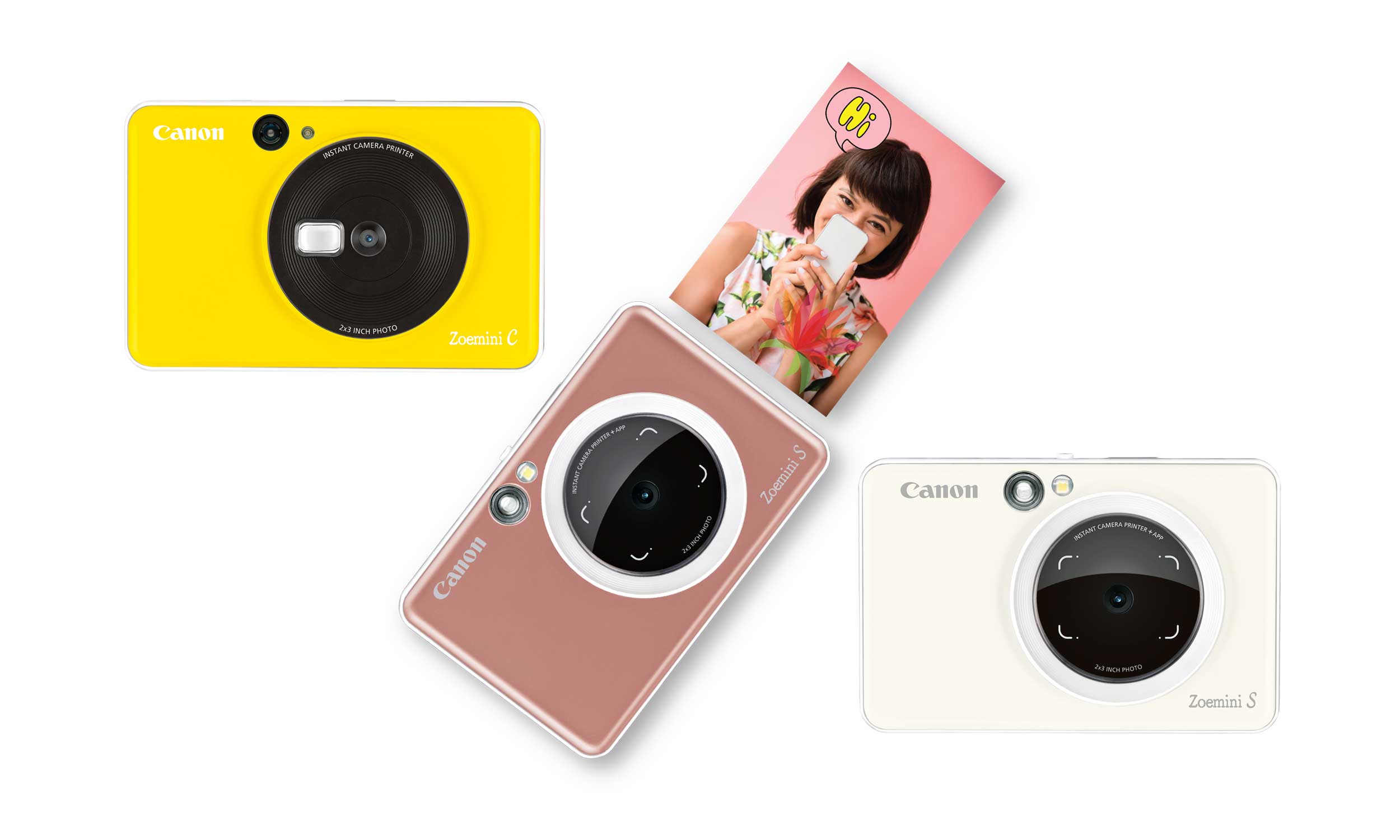 Polaroid Enfant Appareil Photo Instantané Canon Zoemini C Jaune