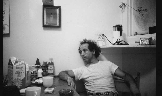 USA. New York City. 1969. Robert Frank at his home on West 86th Street.
