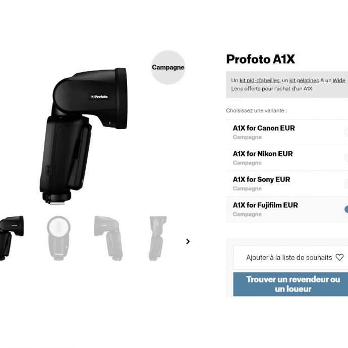 Profoto A1X and Connect(fujifilm用) 新同品 Amazon | Profoto A1X