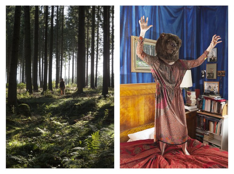 02Ute_Behrend_Bear_Girl_in-_forest-Bear_Girl_in_bedroom