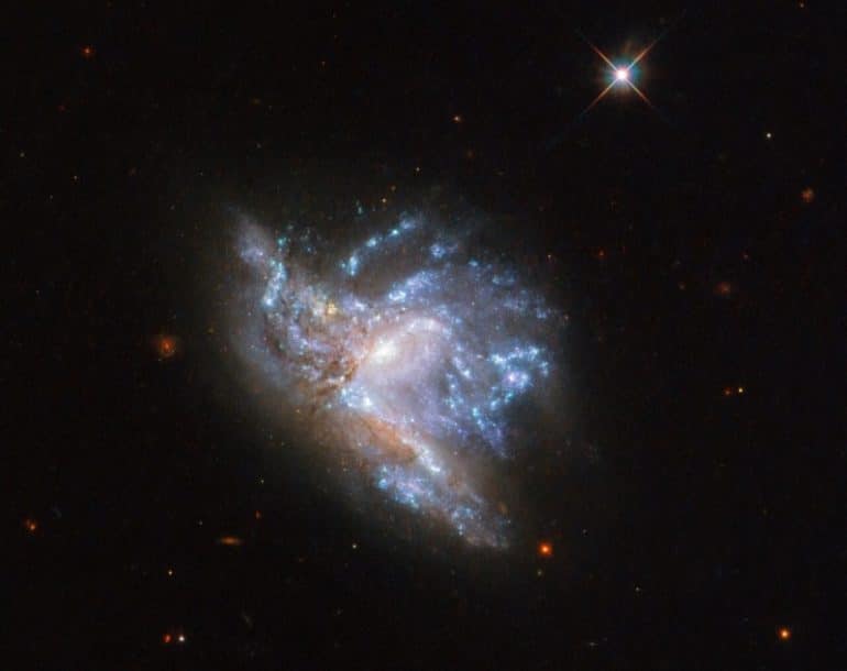 Colliding galaxies