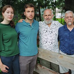 Art and Jim with their son Ethan and his fiancée Rose. Providence, Rhode Island © Bart Heynen from 'Dads' published by powerHouse Books