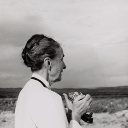 Georgia O'Keeffe with Camera