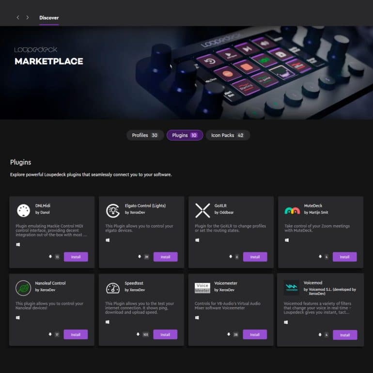 Loupedeck Marketplace