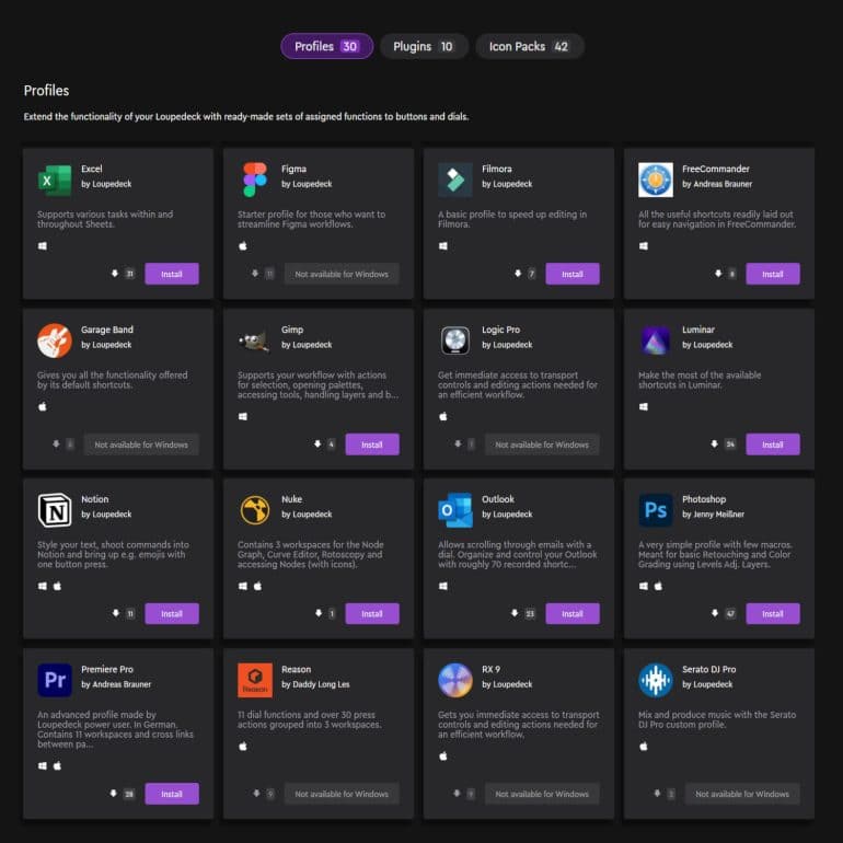 Loupedeck Marketplace