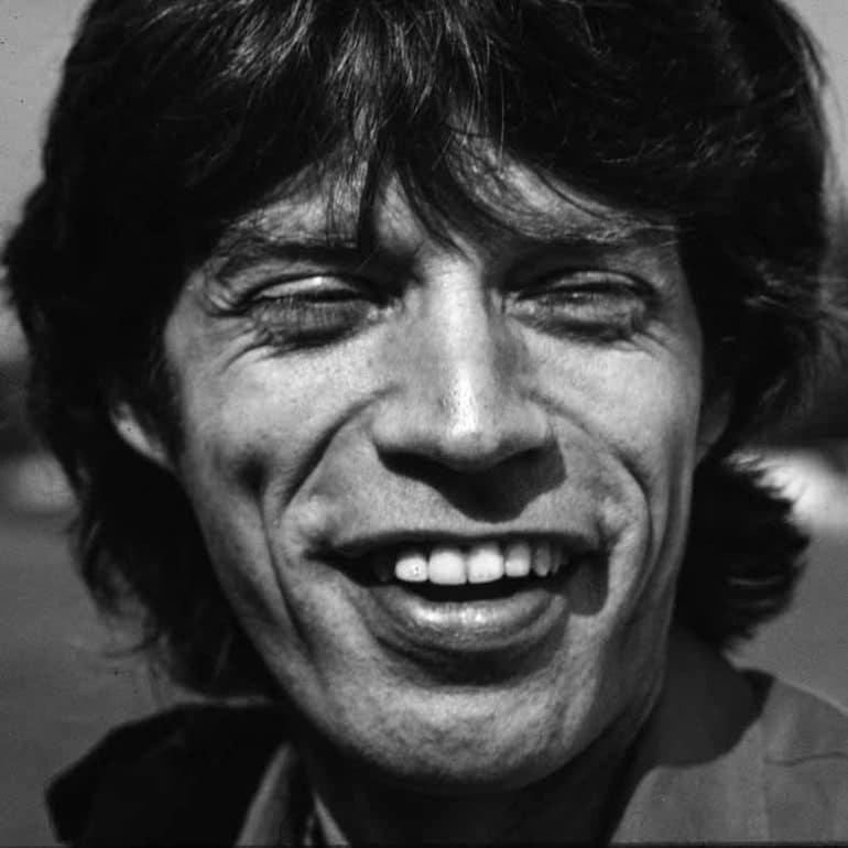 7_Alberto Venzago, Mick Jagger with smile and diamond, Paris 1982, Start me up-Tournee, copyright Alberto Venzago