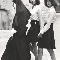 2_Alice Springs, Helmut as a nun, Jean Louis David, Paris 1970s, copyright Helmut Newton Foundation