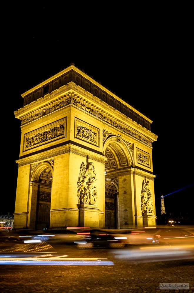 Arc de Triomphe at Night