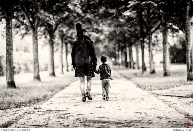 LITTLE BOY AND FATHER