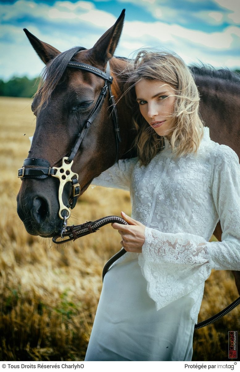 THE MISS AND THE HORSE