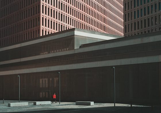 Walking alongside the shadow