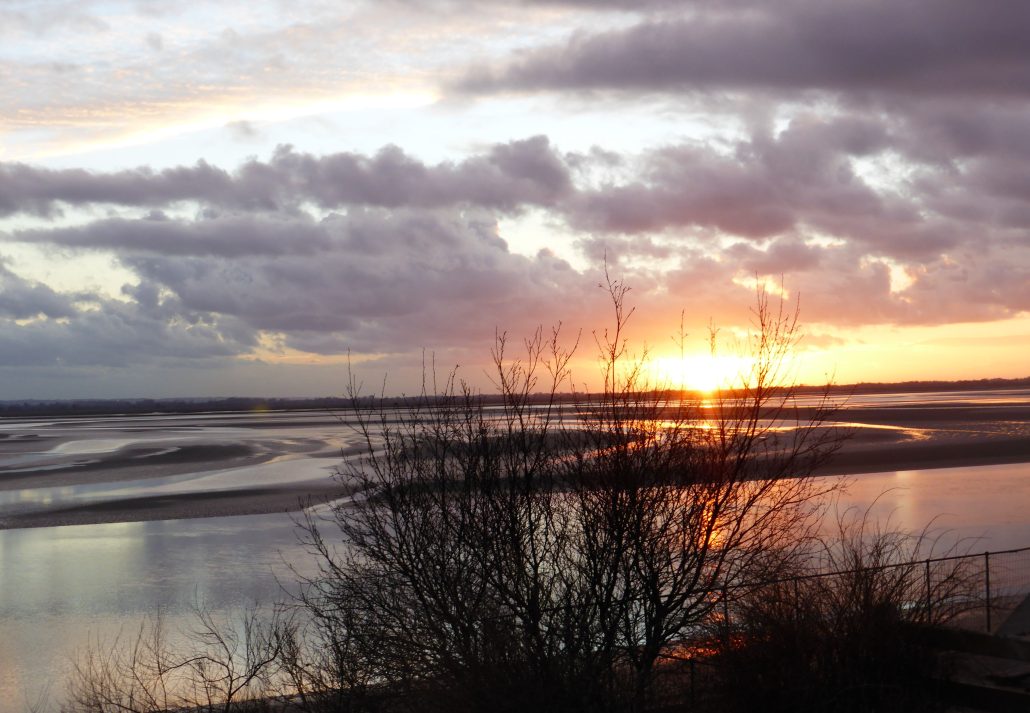 COUCHER DE SOLEIL AU CROTOY