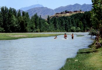 Baignade dans la Swat River