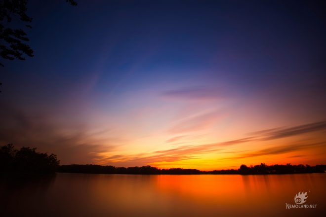 Juste après le coucher du soleil