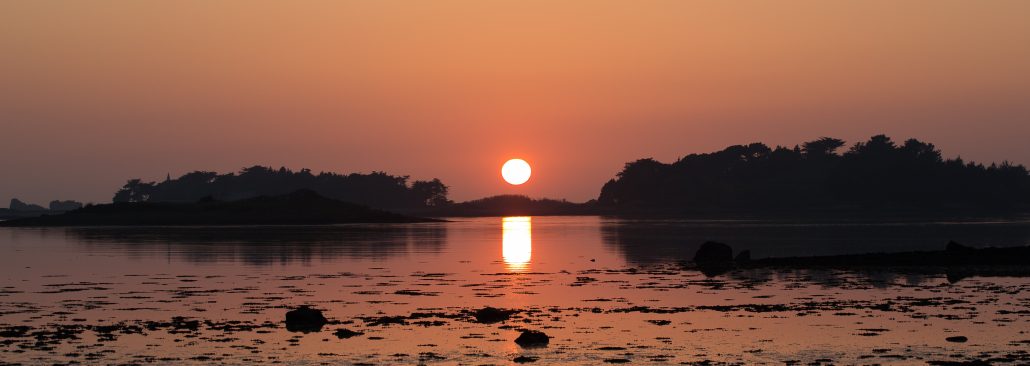 Coucher de soleil sur Penvénan