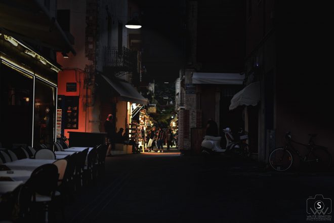 un soir dans les ruelles de Chania