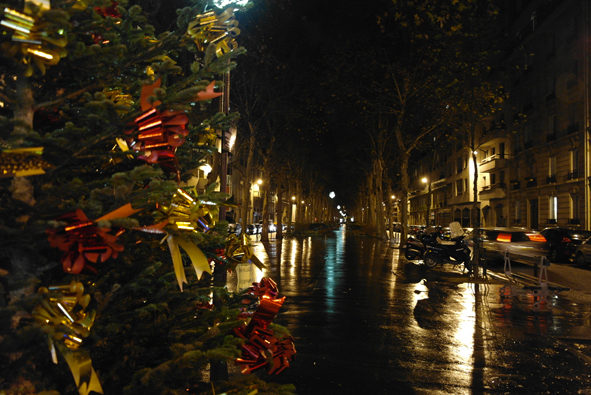 Paris la nuit , bientôt Noël