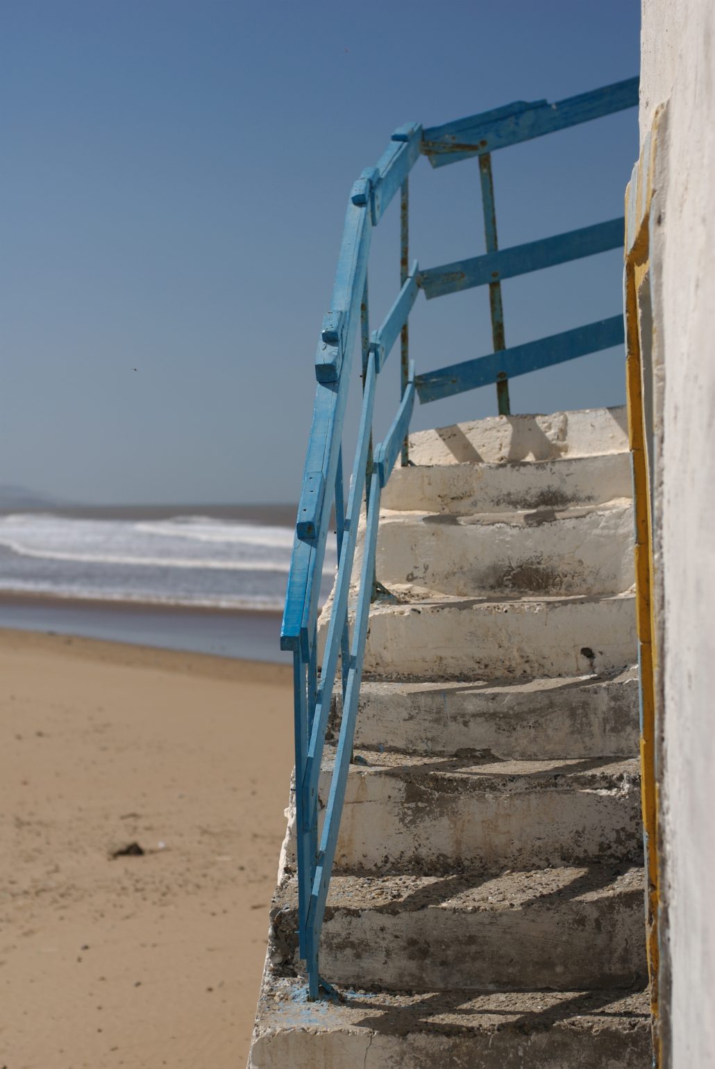 Stairs on sand