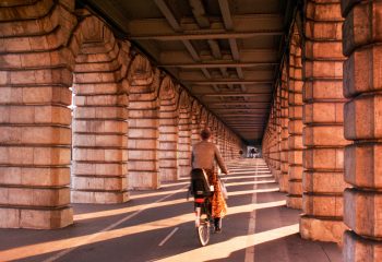 Sur le pont de Bercy