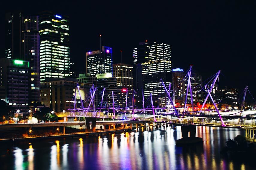 Brisbane by night