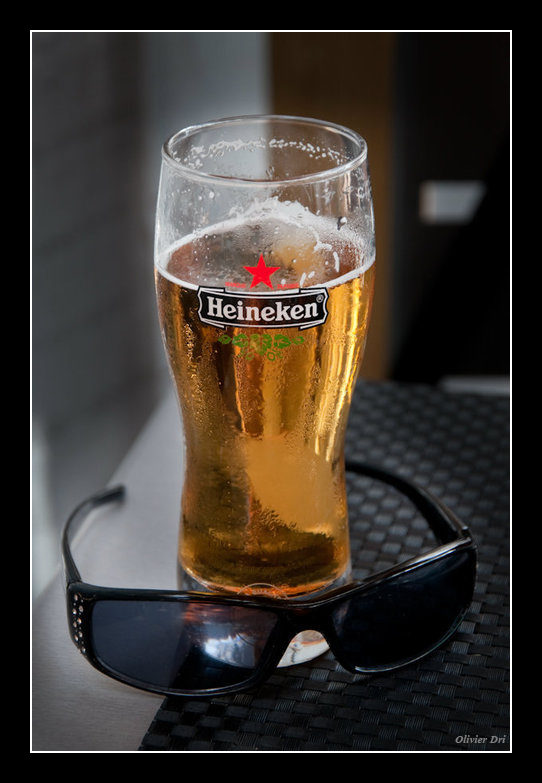 la premiere gorgée de biere