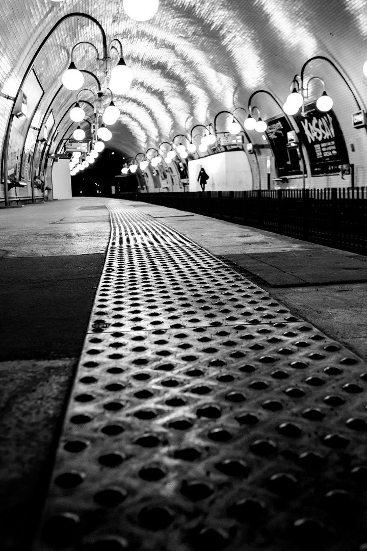 Station de métro Cité, Paris.