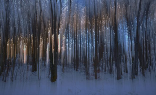 enneigement crepusculaire