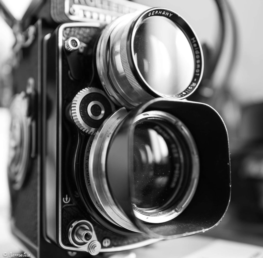 Rolleiflex through my Leica Q-P.
