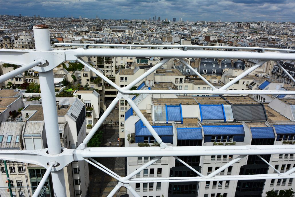 Beaubourg vue de Beaubourg