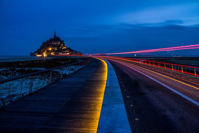 Le Mont-ST-Michel By night