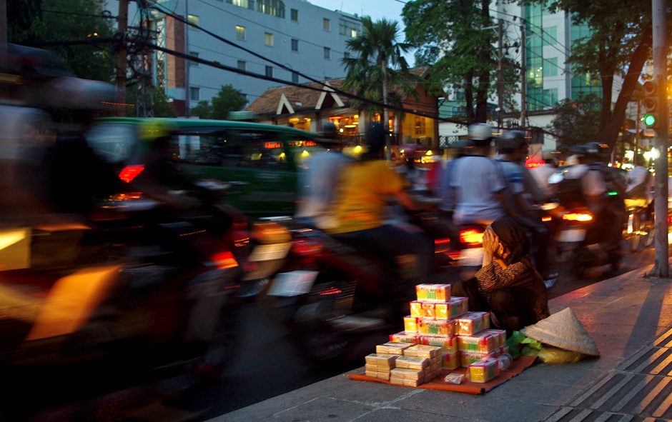 Dans les rues de Saïgon
