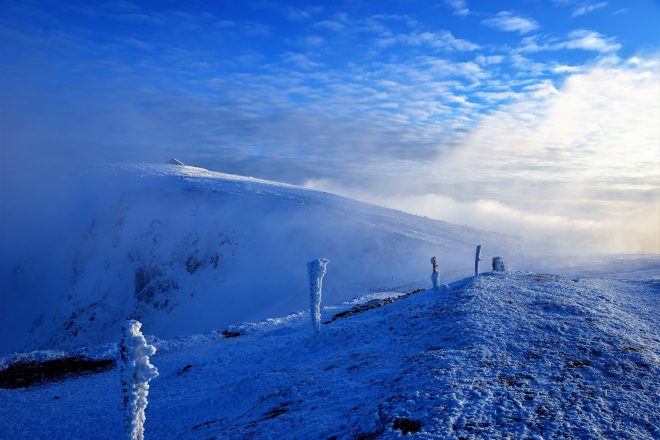 brume hivernale au Hohneck