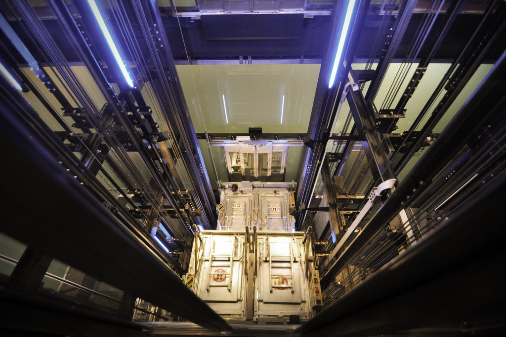 Il est bô l’ascenseur