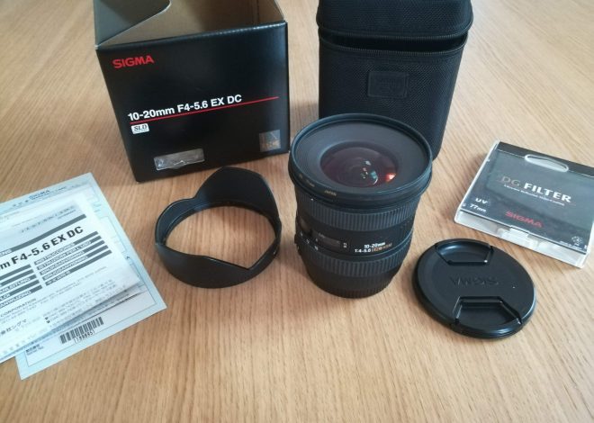 Sigma 10-20mm F4-5.6 EX DC for Canon