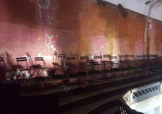 The old theater.  Cerbère