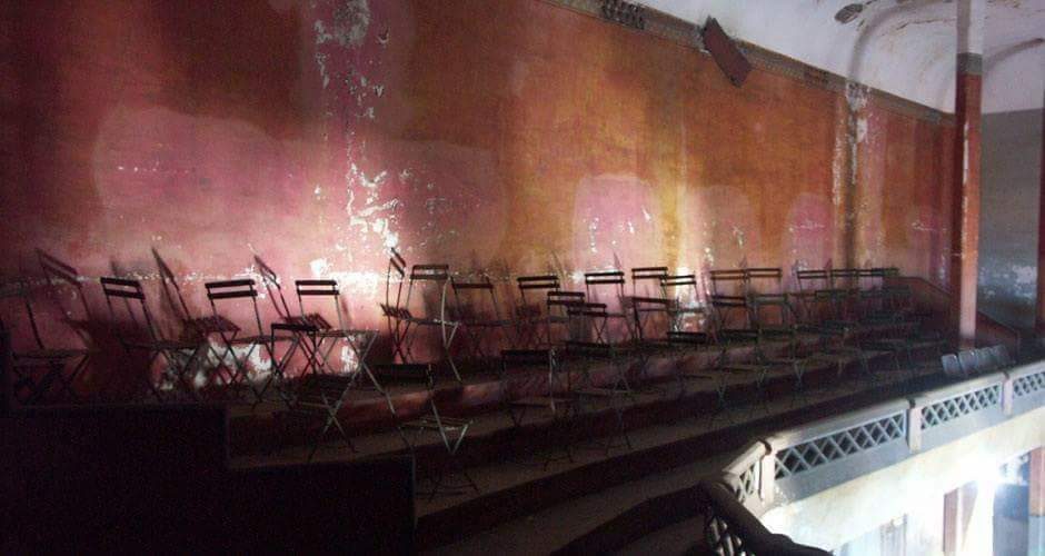 The old theater.  Cerbère